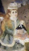 Pierre-Auguste Renoir Details of Mother and children oil on canvas